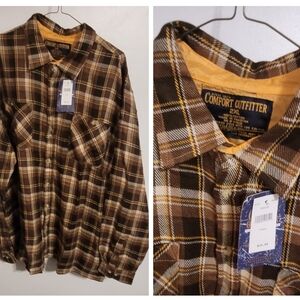Flannel Irregular Work Shirts